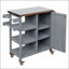 Îlot de cuisine pliable pour l'extérieur avec roulettes verrouillables, armoire de rangement et porte-serviettes pour l'extérieur et le patio, gris-590693933-590693935-590693943