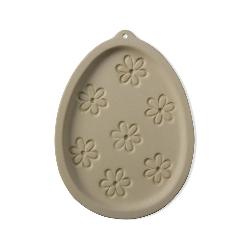 Egg With  Flowers Cookie Mold
