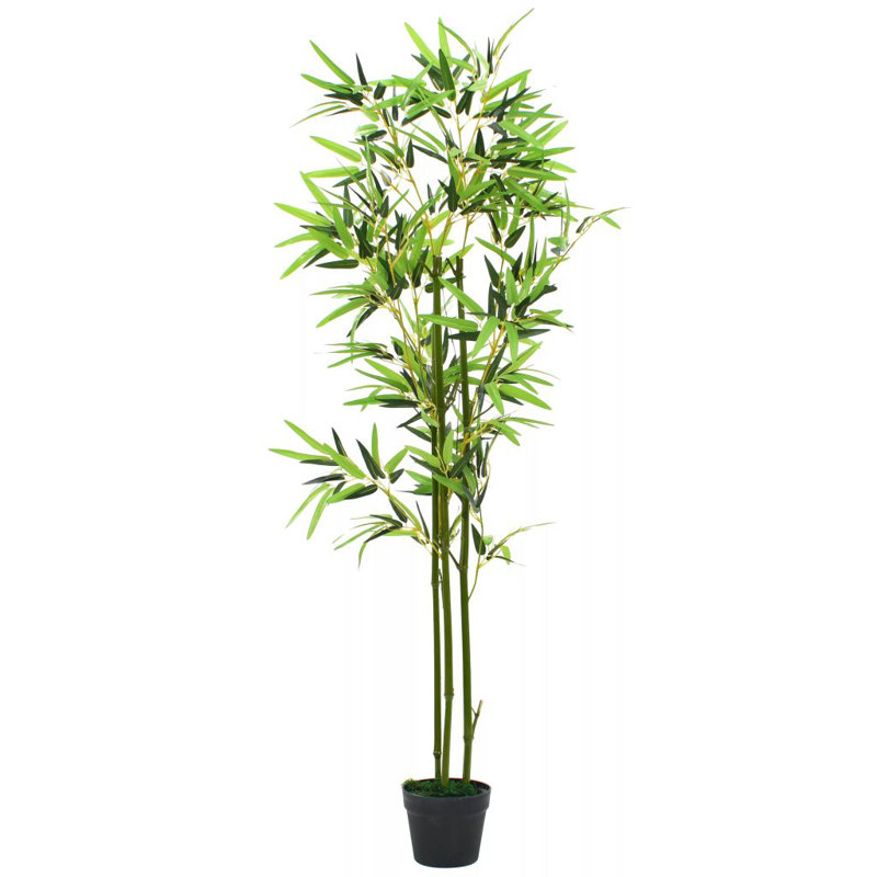 Artificial Plant Artificial Bamboo Plant Potted Artificial Tree, 59'' H, 1