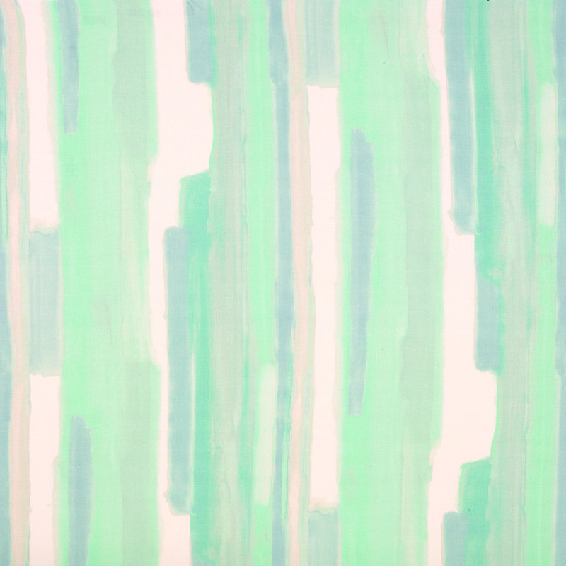 Tissu aquarelle Schumacher x Miles Redd, Céladon