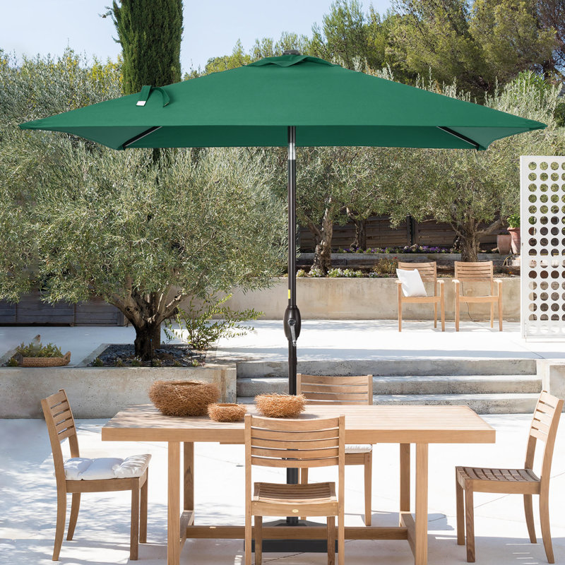 Parasol carré de 78 po Rovner, Vert foncé