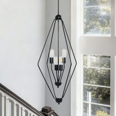 Breely 4-Light Dimmable Geometric Pendant