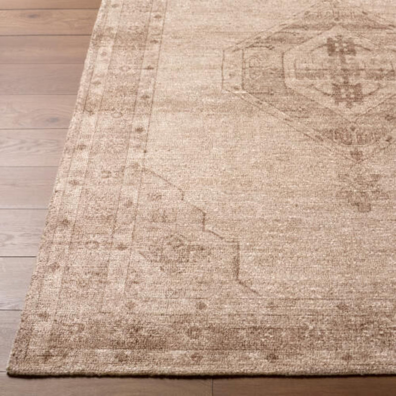 Tapis unique touffeté à la main, Rectangle 5 pi x 7 pi 6 po
