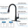 JOYHOPE Pull Down Kitchen Faucet with Soap Dispenser