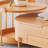 Design sense log style end table
