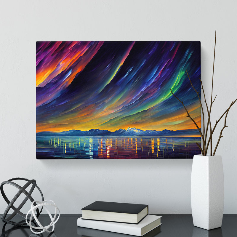Special Aurora Borealis Vol.2 - Wrapped Canvas, 50cm H x 76cm W x 3cm D
