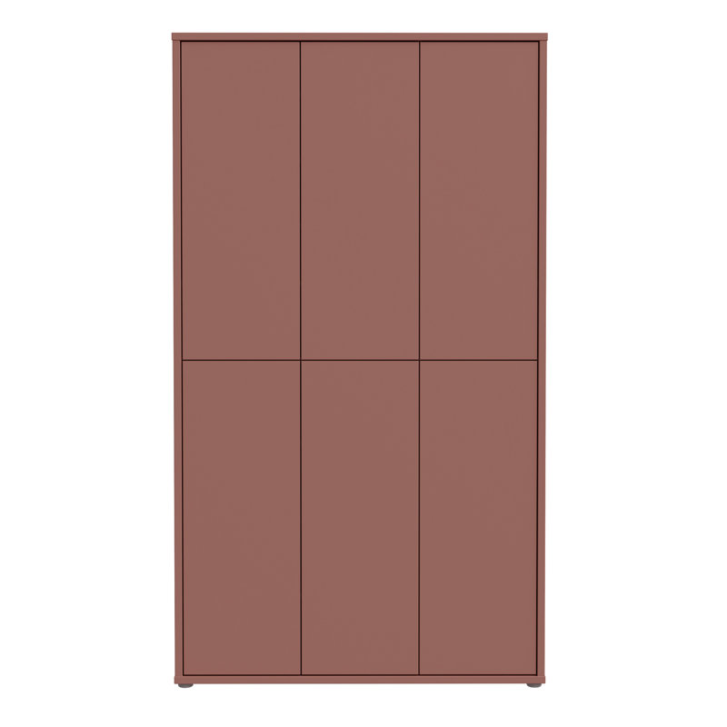 Alice Springs 24 Pair Shoe Storage Cabinet, Orange