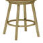 Tabouret de bar pivotant Sorrento, sans accoudoirs, en métal, hauteur comptoir ou bar-1313530397-1313530399