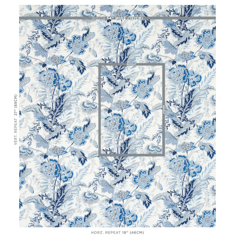 Sandoway Vine Fabric, Delft
