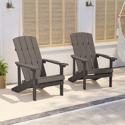 Bucareli Ergonomics Plastic Adirondack Chair