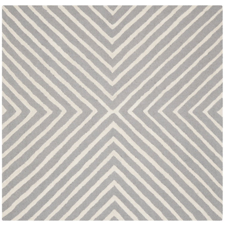 Garibald Hand Tufted Wool Geometric Rug