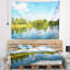 Tapisserie panorama landscap spring lake-28489012