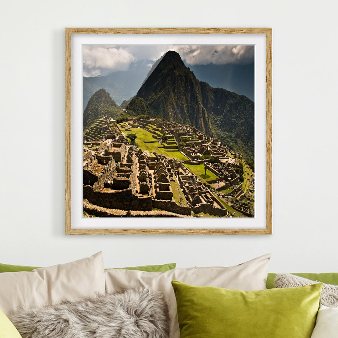 Gerahmtes Poster Machu Picchu