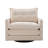 36" Chenille Upholstered Swivel Armchair-114237960