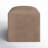 Cupertino Outdoor Leather Upholstered Cube Ottoman
