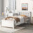 Platform Bed with a Nightstand
