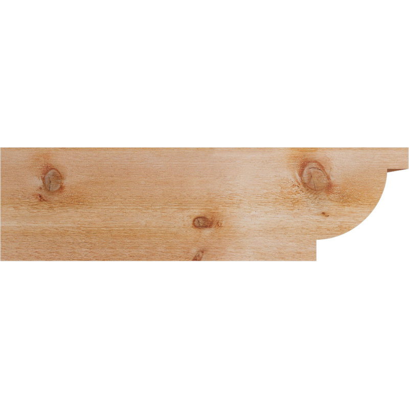 Alpine Rough Sawn, Cèdre rouge, H 10 po x l 36 po x P 6 po