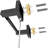 Bathroom Hardware Set 2-Pieces With Towel Bar, Toilet Paper Holder Bath Accessories Set Wall Mounted In Matte Black-121793964