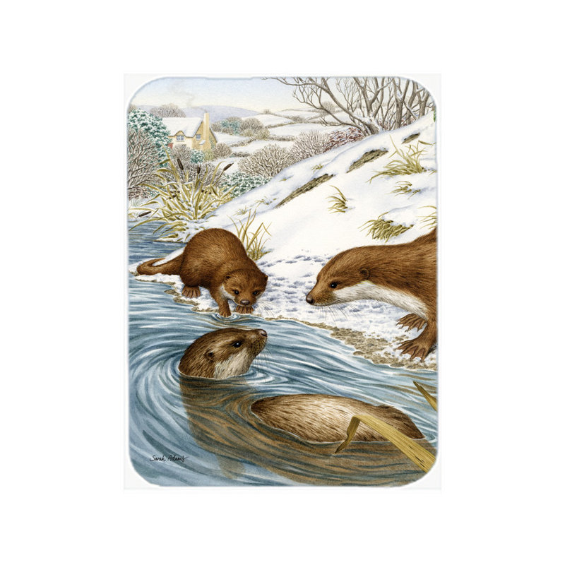Planche à découper en verre caroline à la trésors à jouer Otter