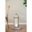 Lanterne de bougie en bois décorative, porte-lanterne ouragan