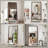 Full-Body Floor Mirror With Artificial Wood Frame, Elegant Design And Durability, A Must-Have For Bedrooms, Clothing Stores And Salons