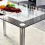 Carmindy Glass Top Dining Table