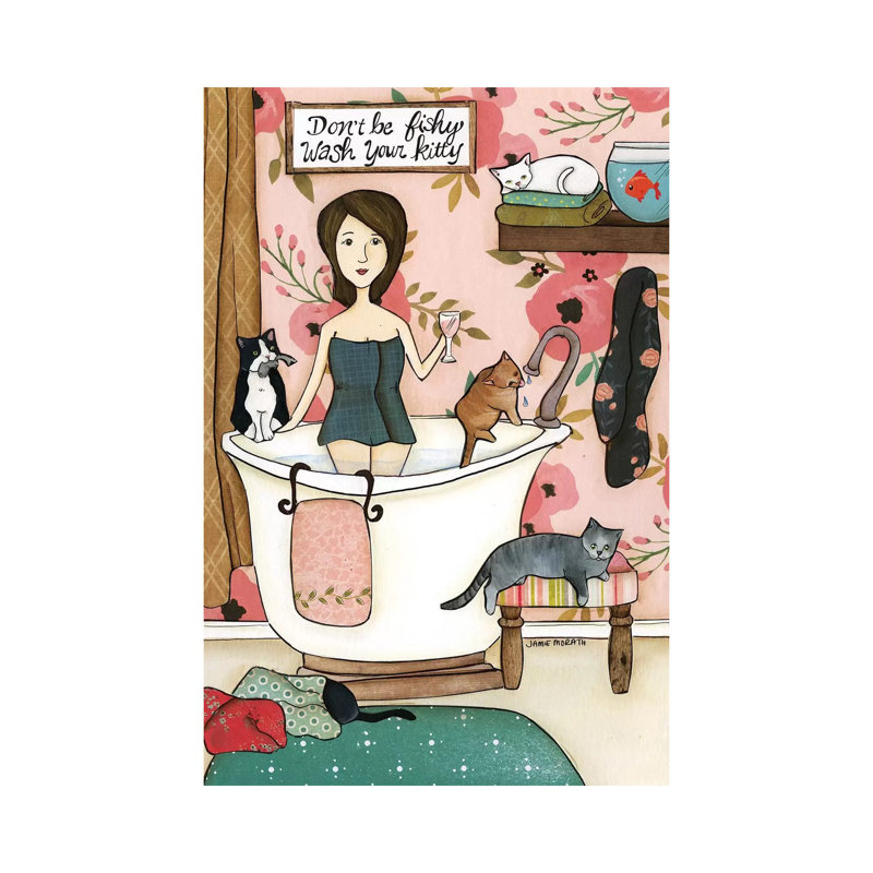 Don't Be Fishy by Jamie Morath - Print on Canvas, Wrapped Canvas, 101.6cm H x 66.04cm W x 3.81cm D