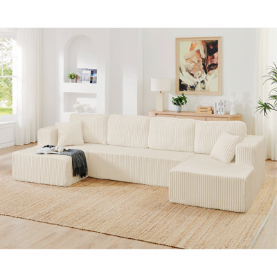 Canapé modulaire moderne avec conception peu encombrante, aucun assemblage requis, canapé d'intérieur pour la détente