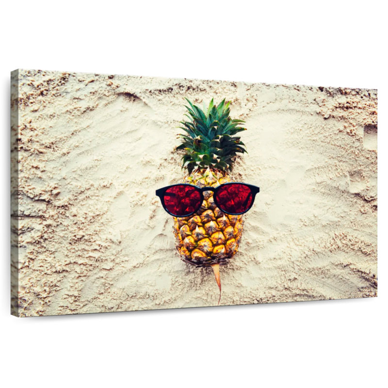 Yarlin Cool Sandy Pineapple, 34" H x 51" W