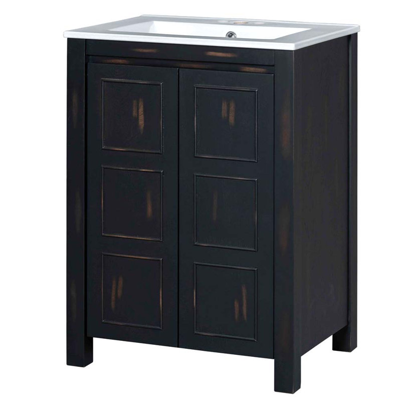 Meuble-lavabo simple 18,3 po avec comptoir