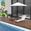 Chaise longue pliante, chaise longue de bronzage-1173141393
