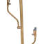 Beverlin 138cm Antique Brass Torchiere Floor Lamp