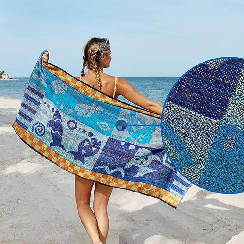 Ensemble de serviettes de plage 100% coton 12 pièces Archambault