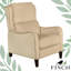 Fauteuil inclinable avec garniture cloutée Finch Eddington-837165081
