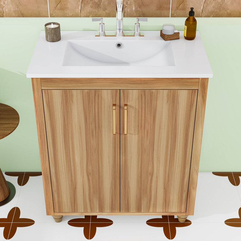 Ensemble de meuble-lavabo avec lavabo et tiroir