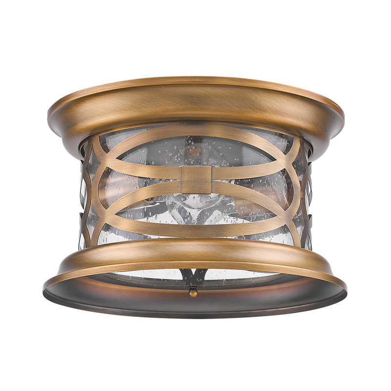 Glaucia Glass Flush Mount