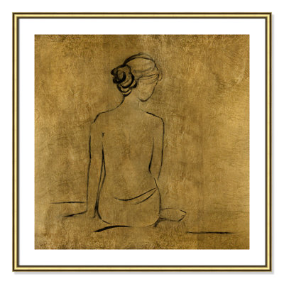 Golden Bather I by Sally Swatland - Painting Print