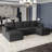 Rafael 4-Seater Modular Sofa Couch Upholstered Storage Sectional Sofa-340759062