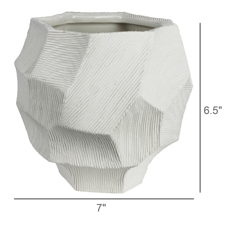 Petit vase à sculpture moderne Jiana