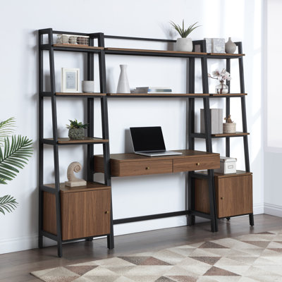 Ensemble de bureau et bibliothèque Ryshawn