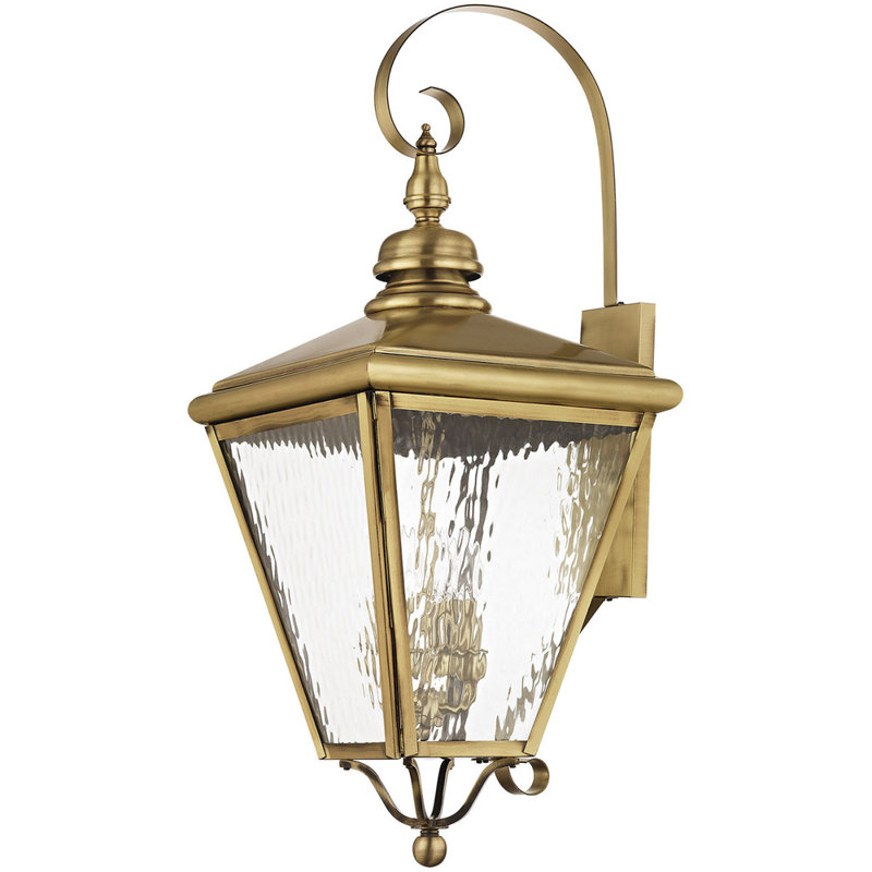 Wall Light, Antique Brass