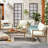 4 Piece Solid Wood Sofa Seating Group With Cushions-398251390