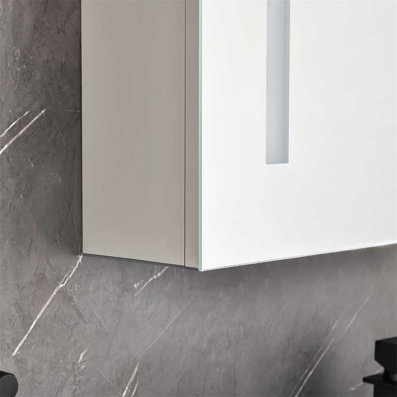 40 po L 30 po Grande armoire à pharmacie rectangulaire à surface en H H avec miroir en aluminium