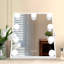 Miroir d'appoint avec lumières Misao, miroir de maquillage Hollywood avec 3 couleurs, miroir de maquillage avec 9 ampoules DEL