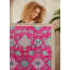 Tapis élégant en coton, 4,6 x 7,2 pieds | 100% coton, 1200 g / m², velours de 0,3 po | Antibactérien, PVC antidérapant, lavable à la machine | Blanc doux, crème, rose et bleu | Parfait pour le salon et la chambre à coucher-112936900