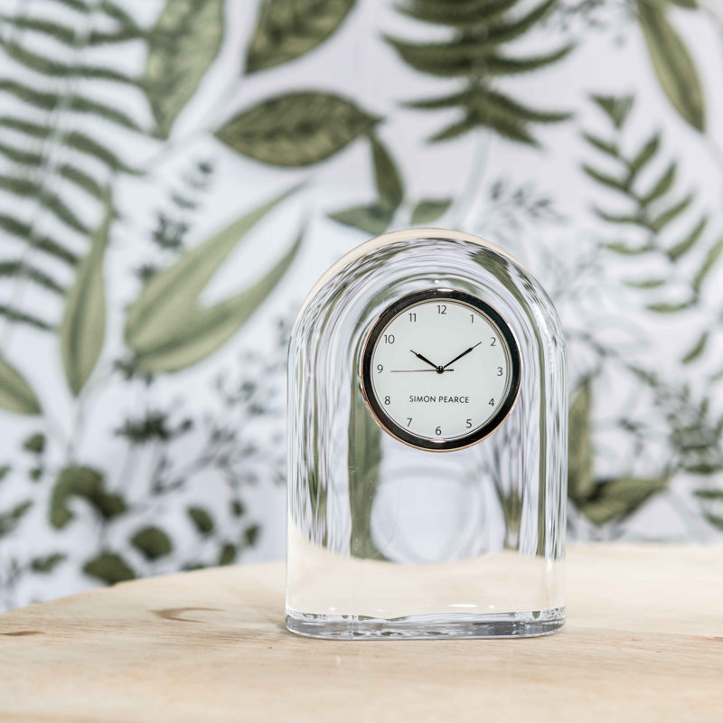 Barre Glass Mechanical Clock