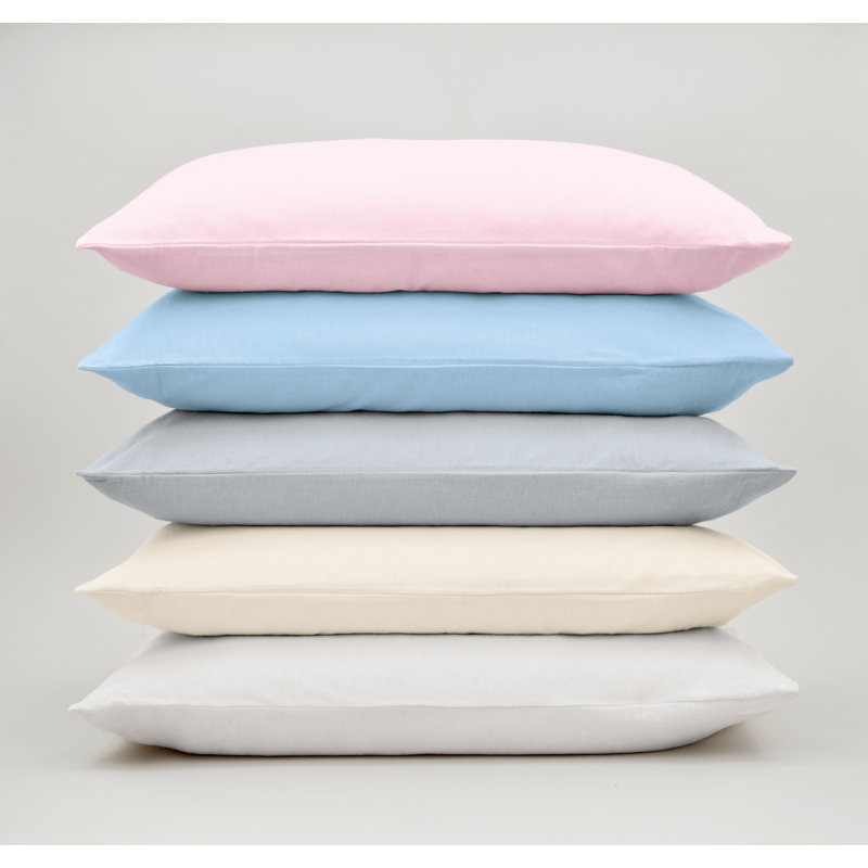100% Brushed Cotton Fitted Sheet, Single (3'), Silver
