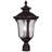 3 Light Outdoor Post Lantern Pendant - Clear Water Glass Shade-101231048-101231049