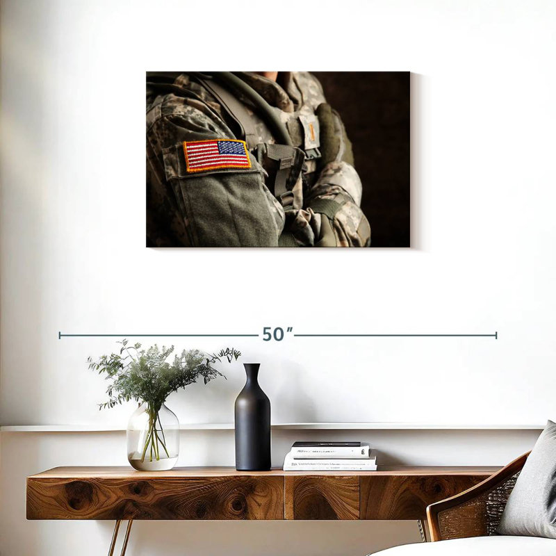 Uniforme militaire Mait, H 20 po x l 30 po