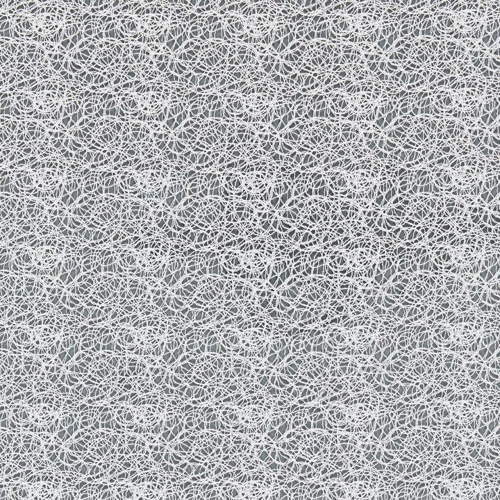 Tissu de dentelle moderne de luxe moderne, Neige